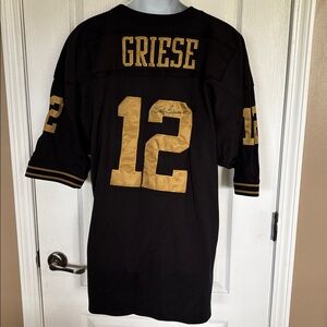Vintage Russell Athletic Bob Griese Autographed Purdue University Jersey